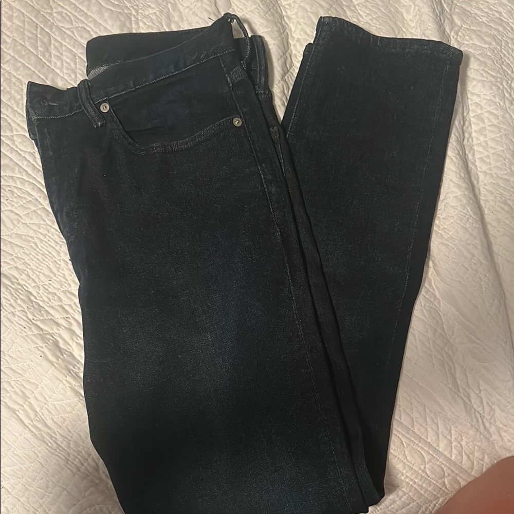 H&M Men's Slim Jeans - Dark Blue